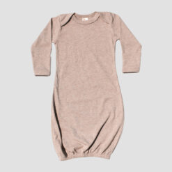 Blank Baby Nightgown with Foldover Mittens | The Laughing Giraffe®