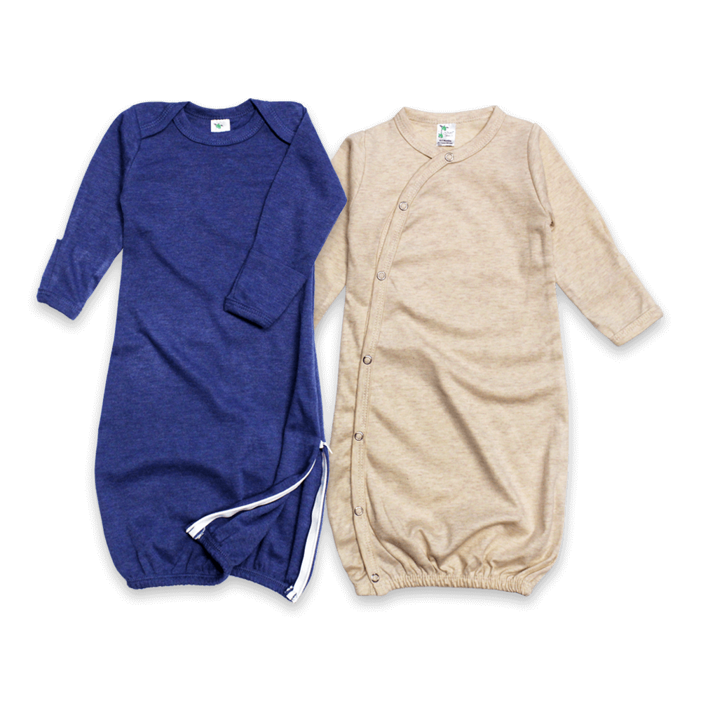 Blank Baby Sleep Gowns with Side-Zipper - KidsBlanks by Zoe