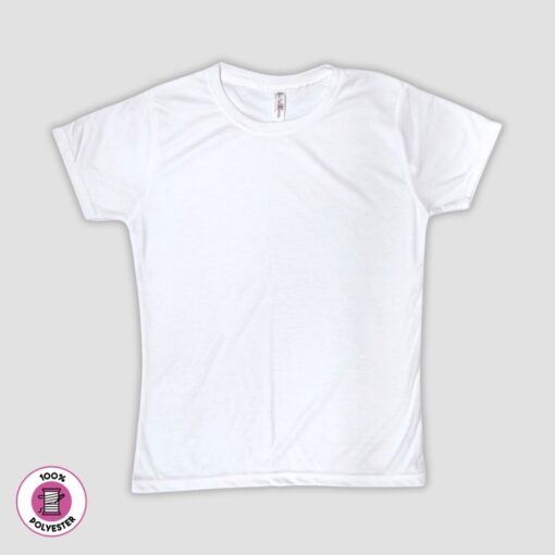 Women's Plain T-Shirts for Sublimation - 100% Polyester - 100% Polyester - Neil & David Blank Apparel