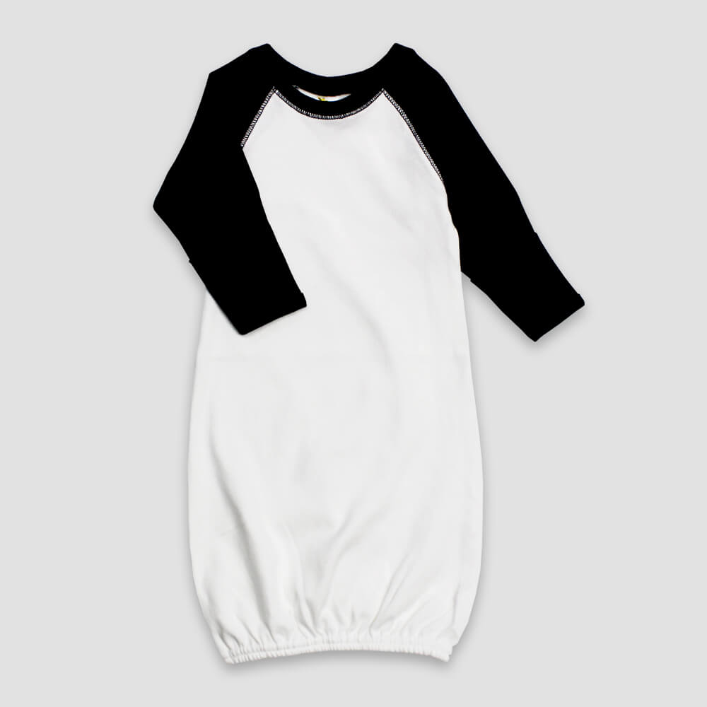 Cricut Black & White Unisex Adult Raglan Baseball T Shirt Blank