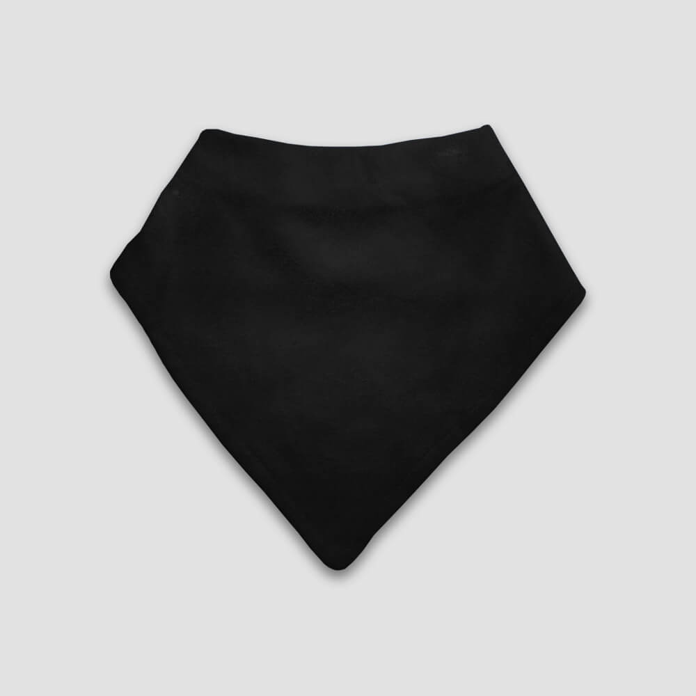 solid black bandana