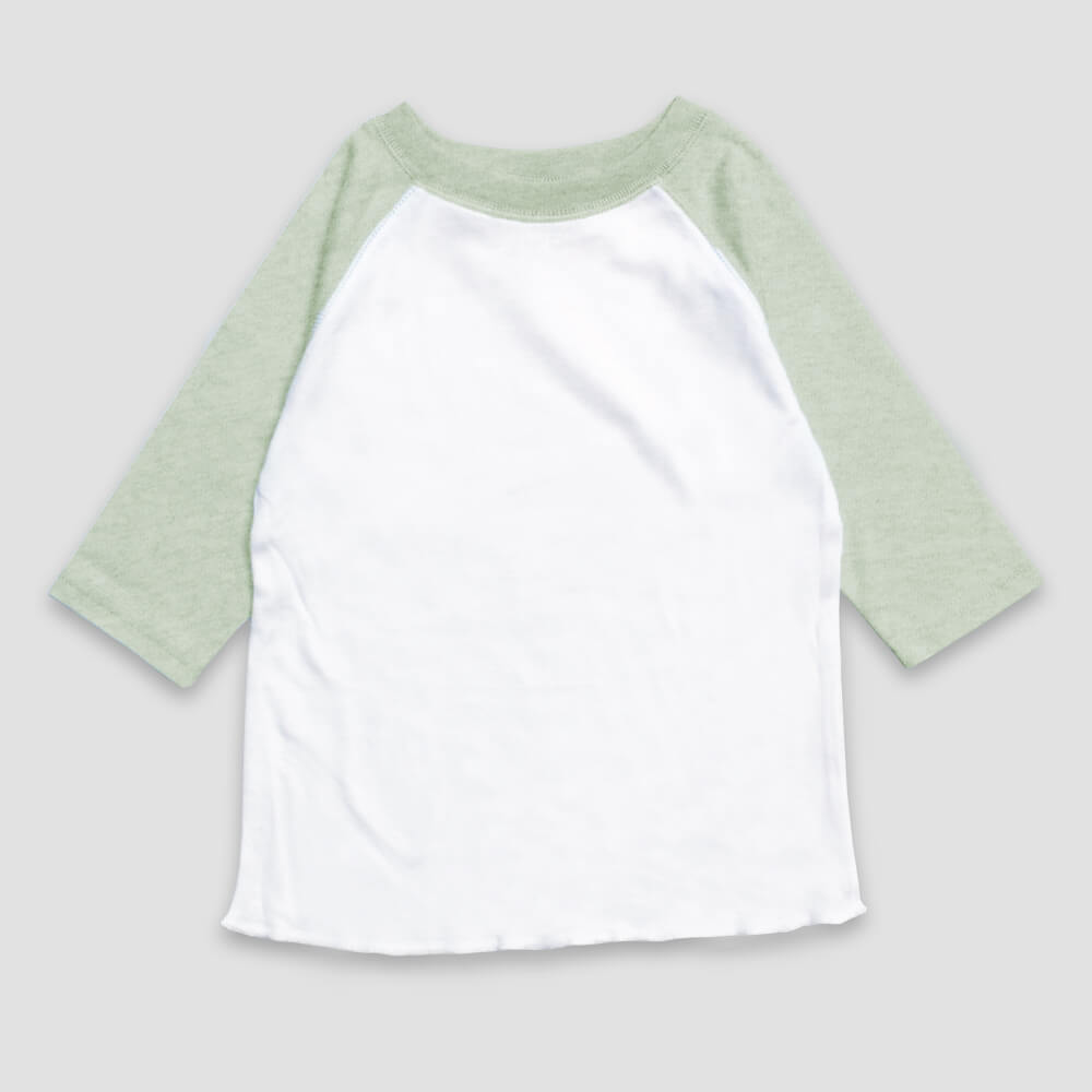 Natural Light 2-Color Logo Raglan T-Shirt White/True Royal / Small