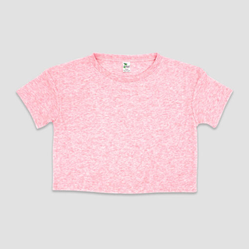 Designer Girls Crop Top Tee - Cotton Candy - The Laughing Giraffe® - LG3552