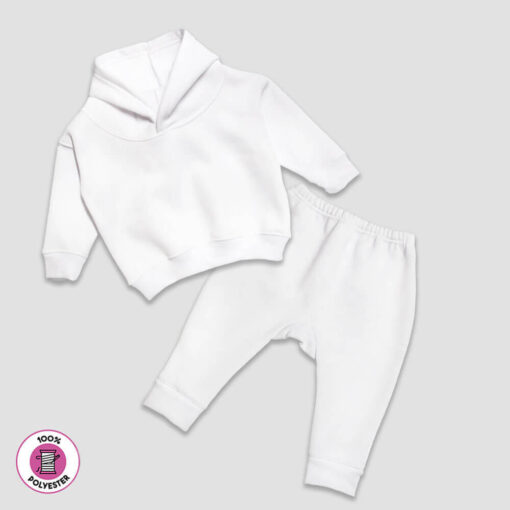 Wholesale Blank Infant Pants and Hoodie Sets - 100% Polyester Fleece - LGS5689 - The Laughing Giraffe